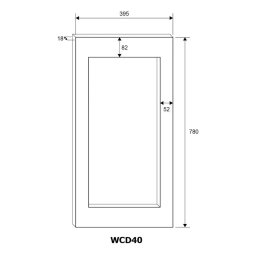 mQuvée WCED40PRP-780 vitrina za vina
