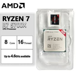 CPU AMD Ryzen 7 5700X, 3.4 GHz (4.6 GHz), 8 Cores/16 Threads, 32MB L3 Cache, 7nm, 65W, Socket AM4, tray