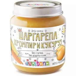 Juvitana kašica šargarepa krompir i kukuruz 128g 4+