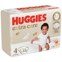 HUGGIES pelene Extra Care (4) 8-16kg 33kom
