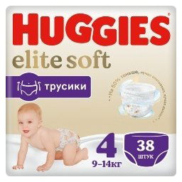 HUGGIES Elite Soft Pants Pelene gaće (4) 9-14 kg 38 kom