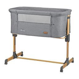 Kikka Boo Kolevka za bebe Amaris wood dekor Light Grey (KKB22097)