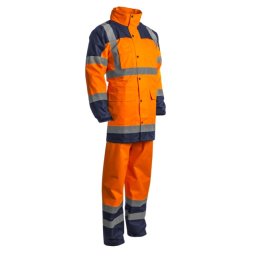 Coverguard signalizirajuće hi-viz kišno odijelo hydra narandžasto-plavo veličina xl ( 7hydoxl )