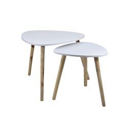 Set dva stočića bela 07575