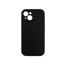 Silikonska SOFT futrola sa zaštitom kamere iPhone 15 CRNA