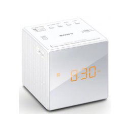 Sony ICF-C1W beli radio budilnik