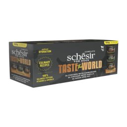 Schesir: Kompletna hrana za pse u brodetu Taste The World Multipac, 6 kom + 6 kom GRATIS