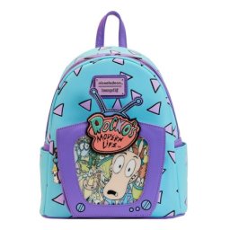 Loungefly Rockos Modern Life Lenticular TV Mini Backpack ( 060439 )
