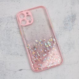 Maska Frame Glitter za iPhone 12 Pro Max 6.7 roze