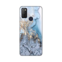 Maska Silikonska Print za Alcatel 1S 2021/3L 2021/A1 Alpha 21 Blue Gold Marble