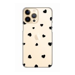 Maska Silikonska Print Skin za iPhone 13 Pro Max Hearts 6.7