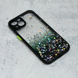 Maska Frame Glitter za iPhone 13 6.1 crna