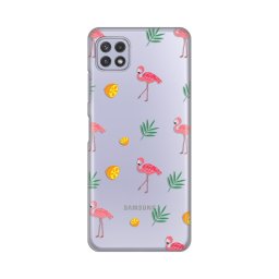 Maska Silikonska Print Skin za Samsung A226B Galaxy A22 5G Flamingos