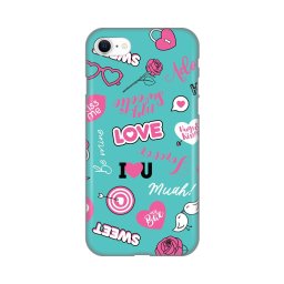 Maska Silikonska Print za iPhone 7/8/SE 2020/2022 Love