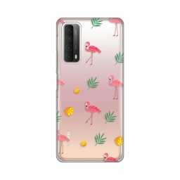 Maska Silikonska Print Skin za Huawei P Smart 2021 Flamingos