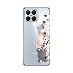Maska Silikonska Print Skin za Honor X8 Cats