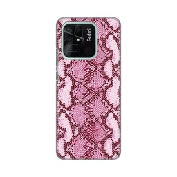 Maska Silikonska Print za Xiaomi Redmi 10C Pink Snake