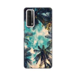 Maska Silikonska Print Skin za Huawei P Smart 2021 Palm tree