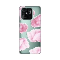 Torbica Silikonska Print Skin za Xiaomi Redmi 10C Pink Clouds