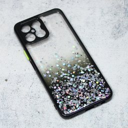 Torbica Frame Glitter za Honor X8 crna