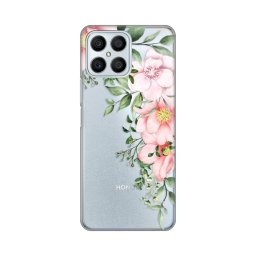 Maska Silikonska Print Skin za Honor X8 Gentle Rose Pattern