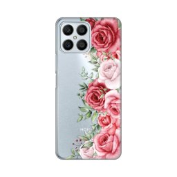 Maska Silikonska Print Skin za Honor X8 Wild Roses