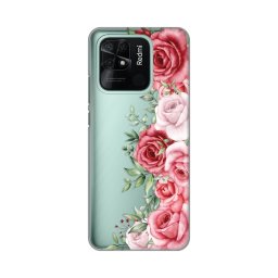 Maska Silikonska Print Skin za Xiaomi Redmi 10C Wild Roses