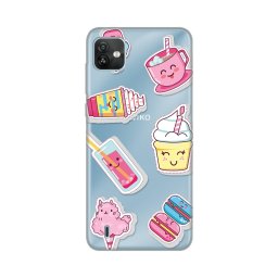 Torbica Silikonska Print Skin za Wiko Y82 Ice cream