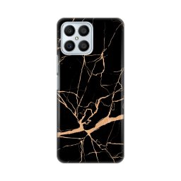 Maska Silikonska Print za Honor X8 All Black