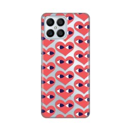 Maska Silikonska Print Skin za Honor X8 Eye Heart Pattern