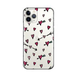Maska Silikonska Print Skin za iPhone 11 6.1 Hearts Pattern