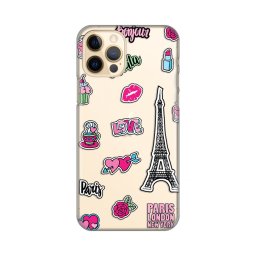 Maska Silikonska Print Skin za iPhone 12/12 Pro 6.1 Love Paris