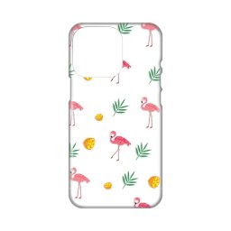 Maska Silikonska Print Skin za iPhone 14 Pro Max 6.7 Flamingos