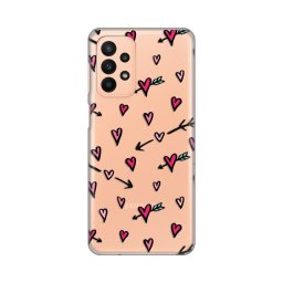 Torbica Silikonska Print Skin za Samsung A235F Galaxy A23 4G/5G Hearts Pattern