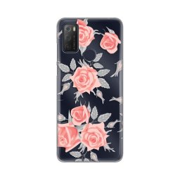 Maska Silikonska Print Skin za Alcatel 1S 2021/3L 2021/A1 Alpha 21 Elegant Roses