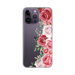 Maska Silikonska Print Skin za iPhone 14 Pro Max 6.7 Wild Roses