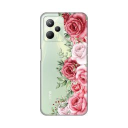Maska Silikonska Print Skin za Realme C35 Wild Roses