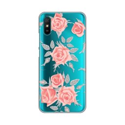 Maska Silikonska Print Skin za Xiaomi Redmi 9A Elegant Roses