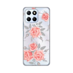 Maska Silikonska Print Skin za Honor X6 Elegant Roses