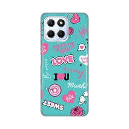 Maska Silikonska Print za Honor X6 Love