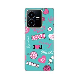Maska Silikonska Print za Vivo Y22s/Y35 Love