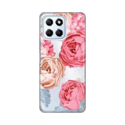 Maska Silikonska Print Skin za Honor X6 Pink Flowers