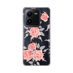 Maska Silikonska Print Skin za Vivo X80 Lite Elegant Roses