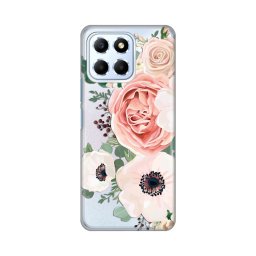 Maska Silikonska Print Skin za Honor X6 Luxury Pink Flowers