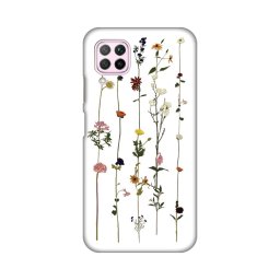 Maska Silikonska Print Skin za Huawei P40 Lite/Nova 6 SE Flower