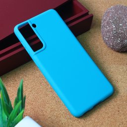 Maska Teracell Giulietta za Samsung G991B Galaxy S21 mat svetlo plava