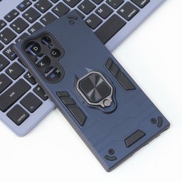 Torbica Cube Ring za Samsung S918 Galaxy S23 Ultra tamno plava