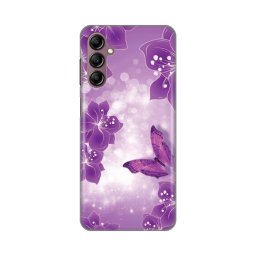 Torbica Silikonska Print za Samsung A146B Galaxy A14 4/5G Butterfly And Flowers