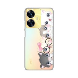 Maska Silikonska Print Skin za Realme C55 Cats