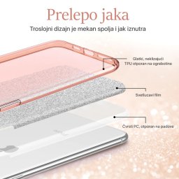Maska Crystal Dust za Samsung A145R/A146B Galaxy A14 4G/5G srebrna